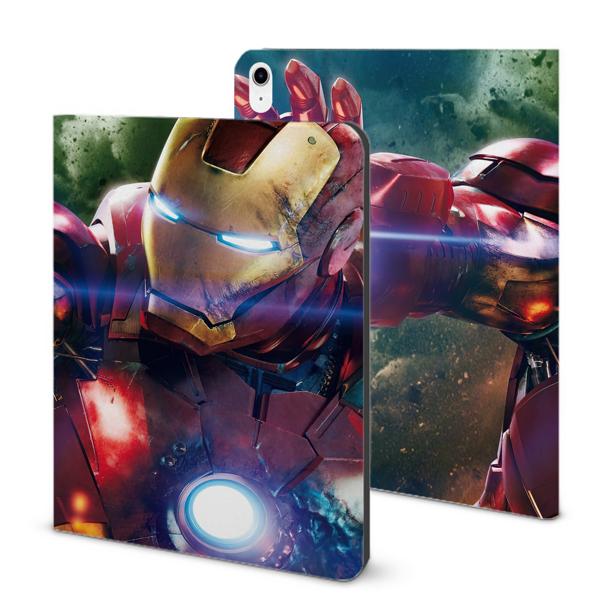 （画像用） アベンジャーズ The Avengers IPad ケース ブック型 PUレザー TPU 耐衝撃 軽量 薄型 ペン収納なし 全面保護 IPad 各モデル対応